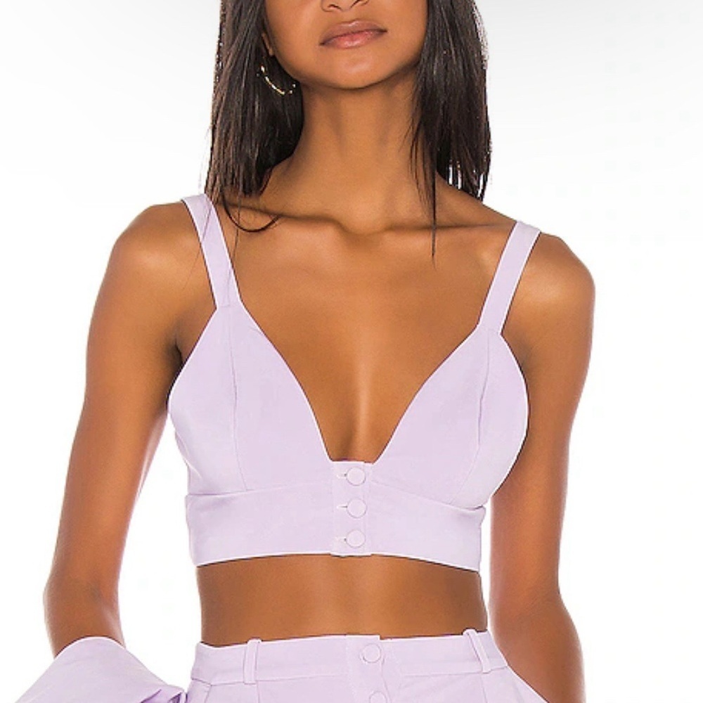 Song of Style Lou Top in Lilac Purple Size S